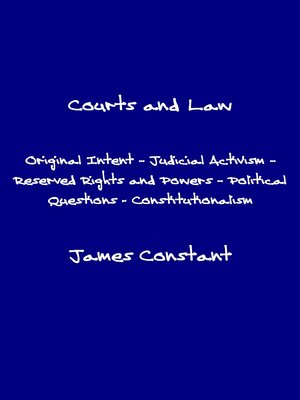 cover image of Courts and Law